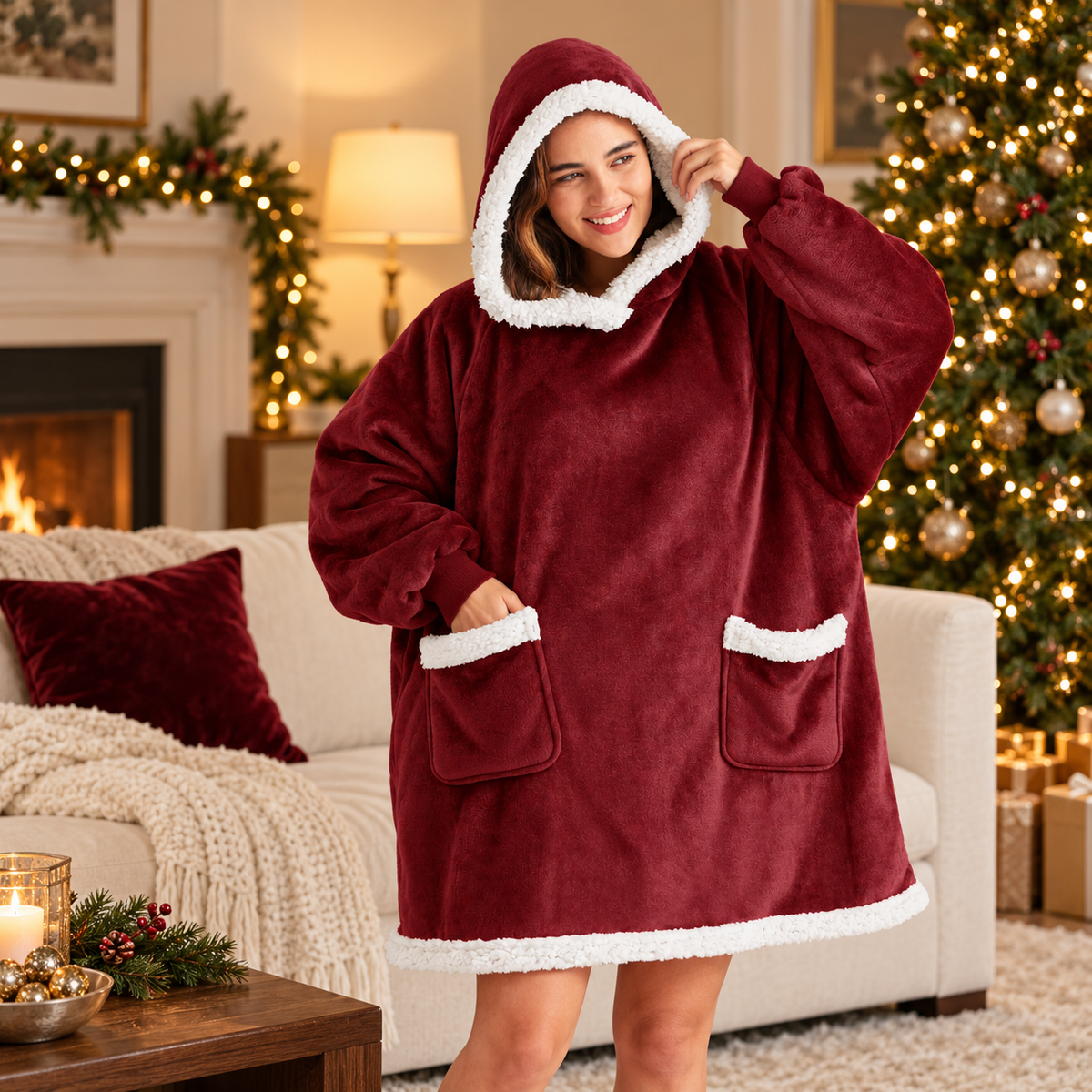 Cozy Days – Oversized Blanket Hoodie